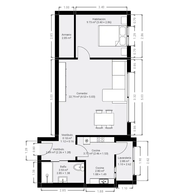 Flat for sale in Alfafar  with Air Conditioner and Storage room