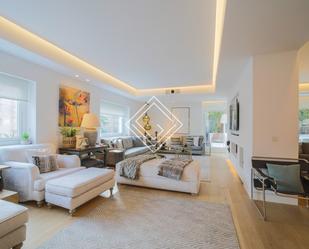 Living room of Flat for sale in  Madrid Capital  with Air Conditioner, Heating and Terrace