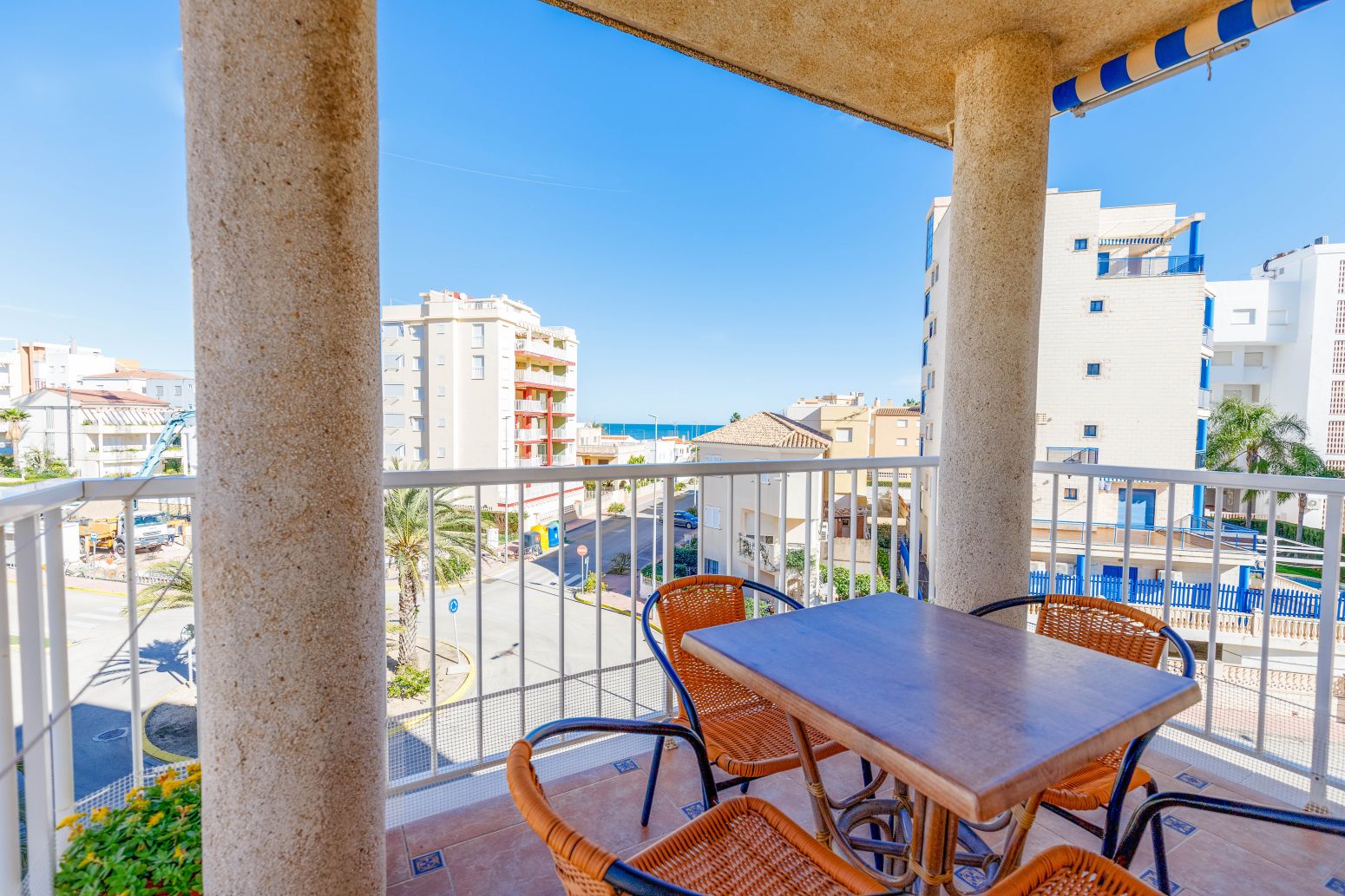 Balcony of Flat for sale in Piles  with Private garden, Terrace and Storage room