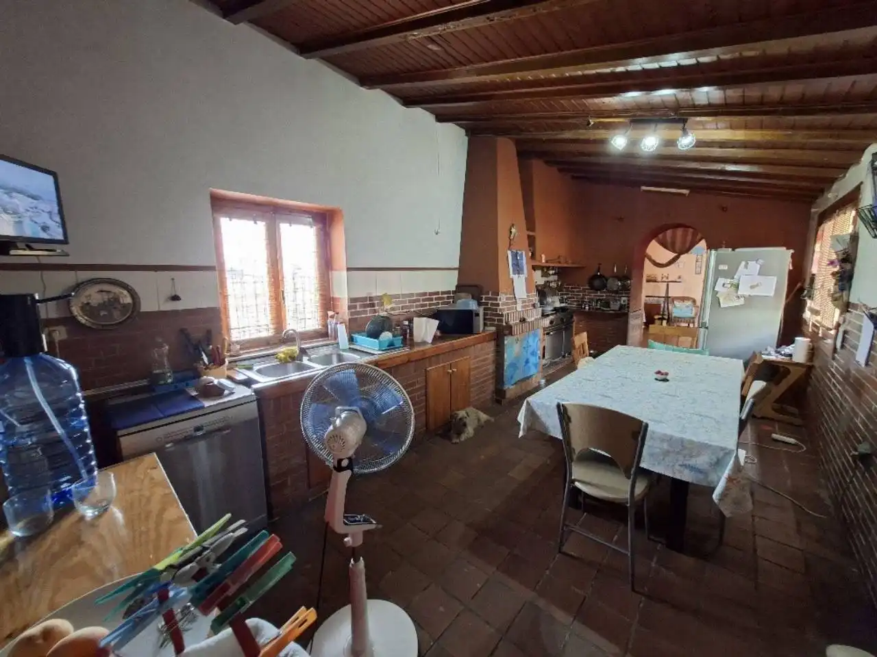 Cuina de Casa o xalet en venda en Cartagena amb Jardí privat