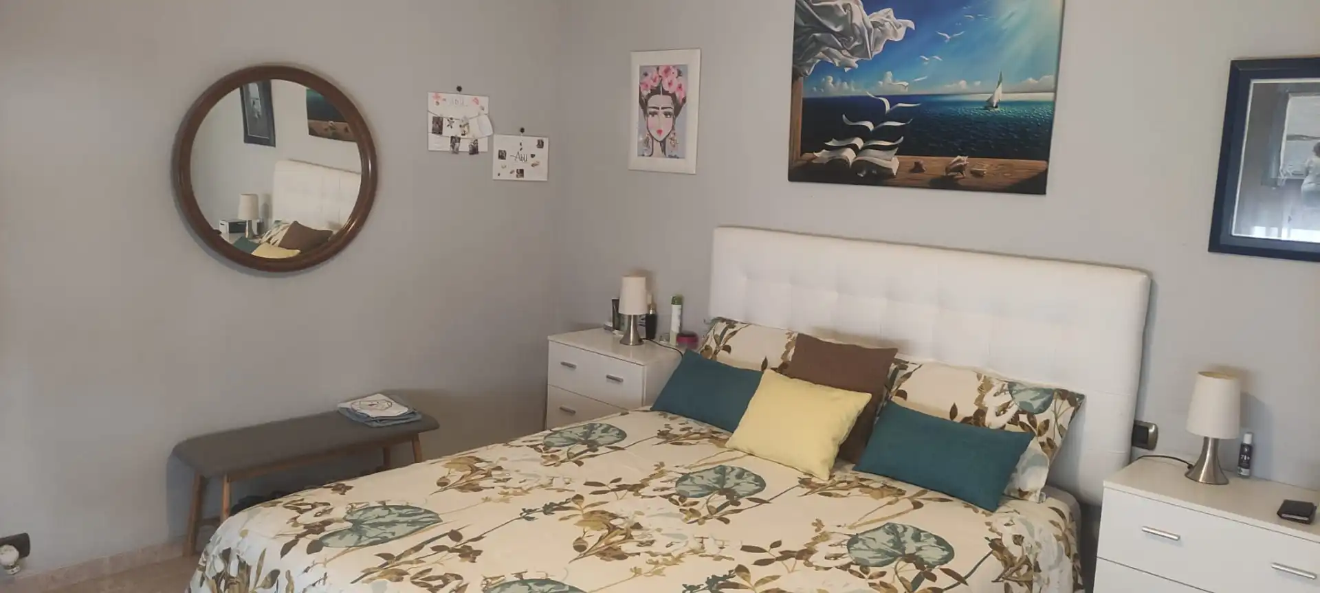 Schlafzimmer von Wohnung zum Verkauf in Burriana / Borriana mit Klimaanlage, Möbliert und Ofen