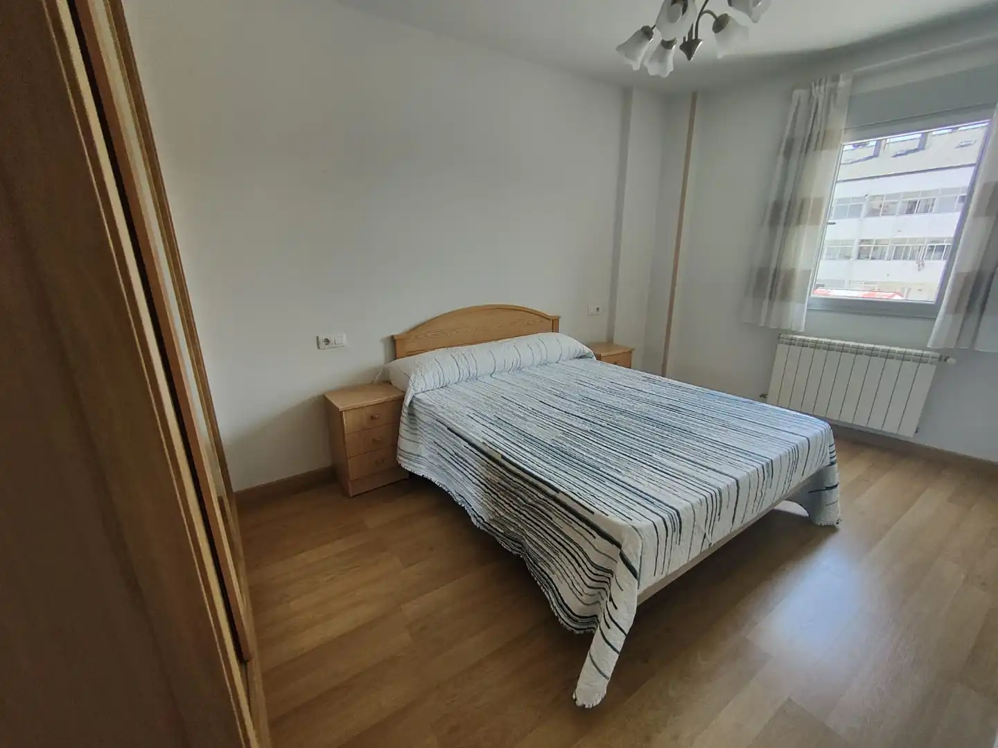 Bedroom of Apartments for rent in Lugo  with Heating, Storage room and Furnished