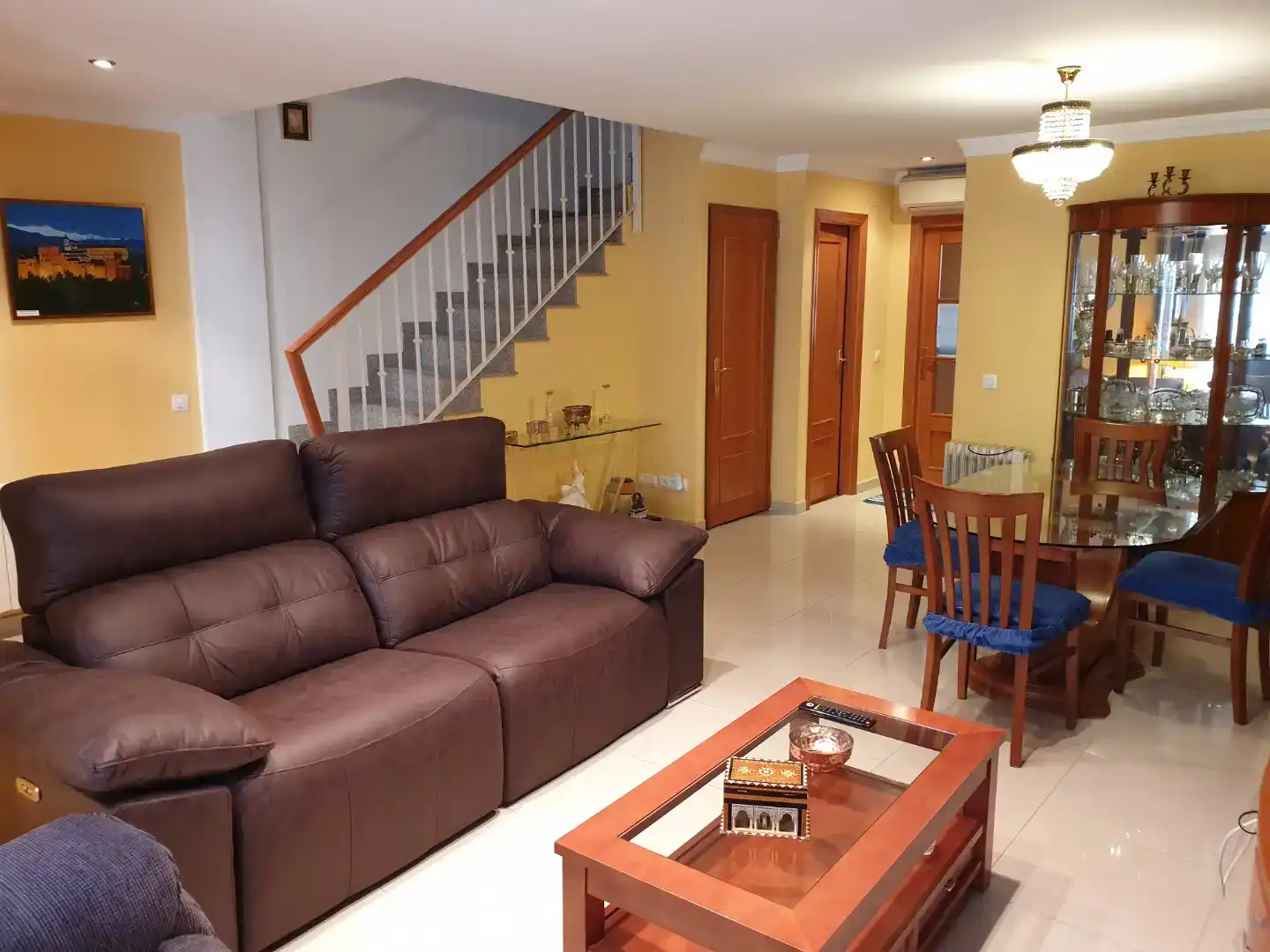 Sala d'estar de Casa adosada en venda en Pobla de Farnals