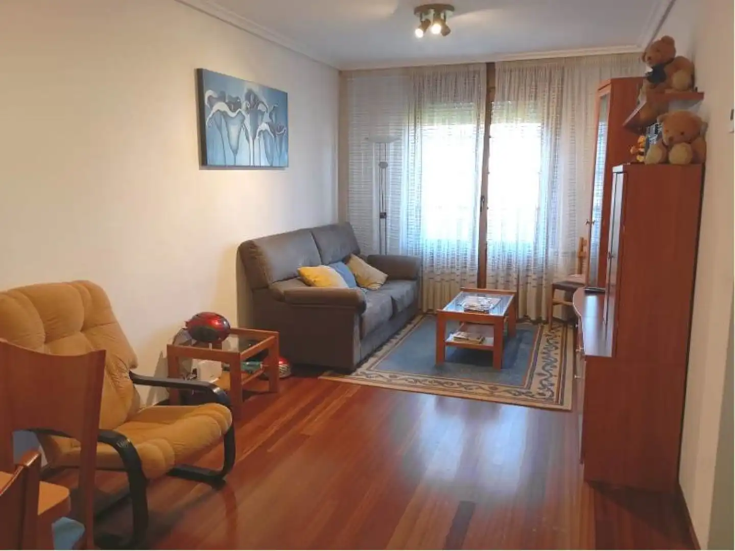 Sala de estar de Piso en venta en Cartes con Calefacción, Parquet y Terraza