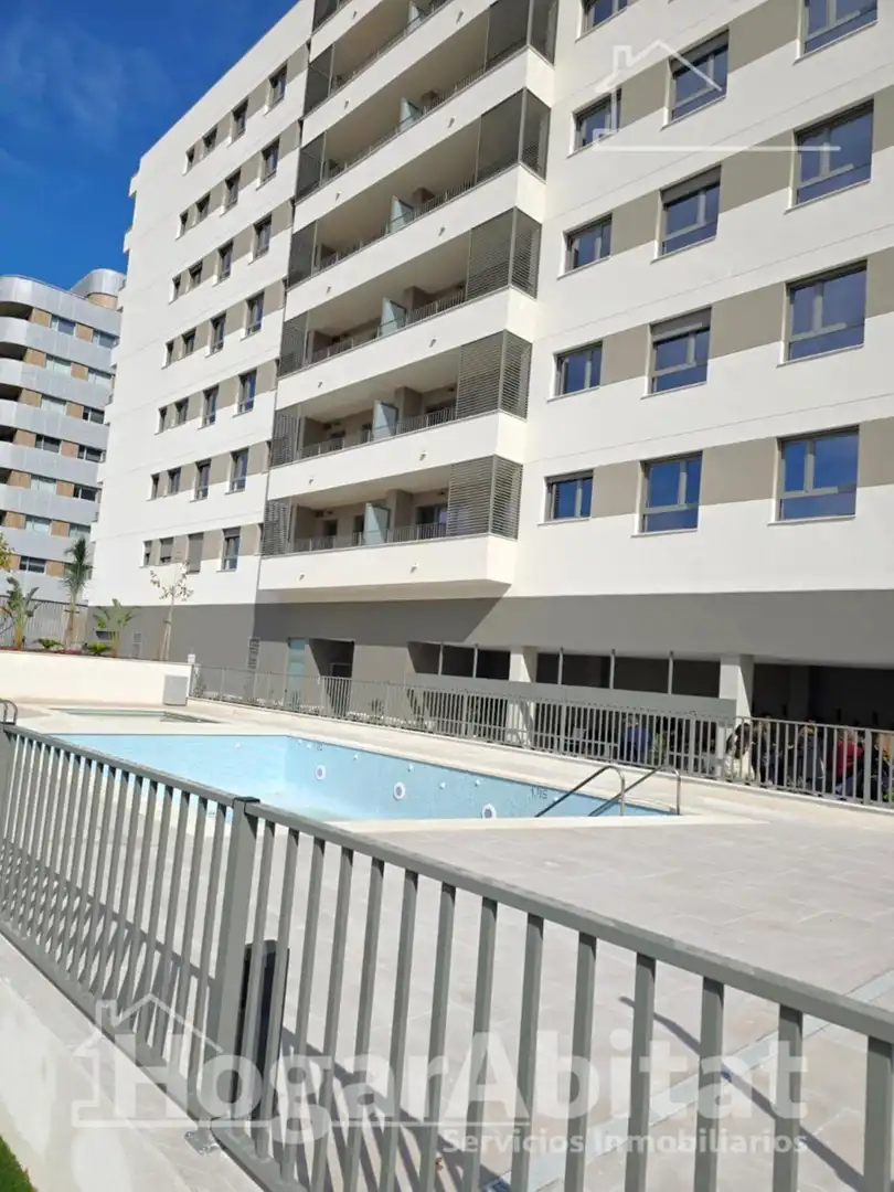 Piscina de Pis en venda en Quart de Poblet amb Aire condicionat, Calefacció i Terrassa