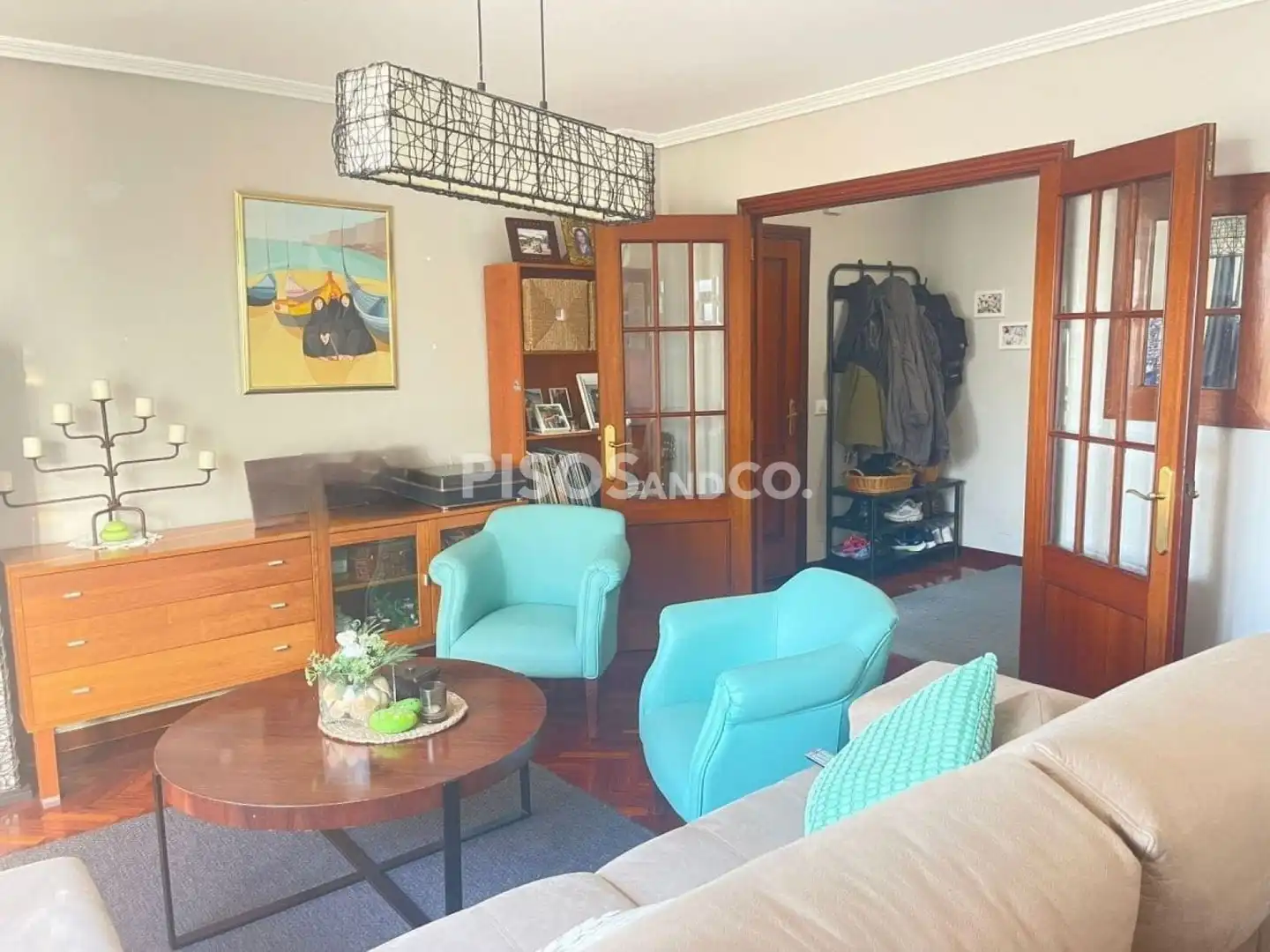Sala de estar de Piso en venta en A Coruña Capital  con Calefacción y Trastero