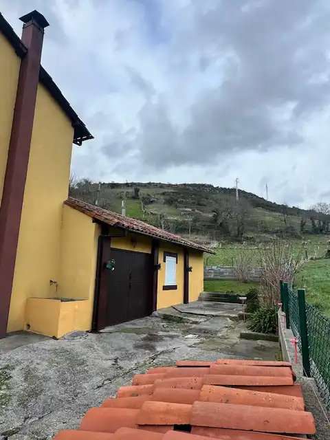 Vista exterior de Casa o chalet en venta en Salas con Jardín privado, Terraza y Amueblado