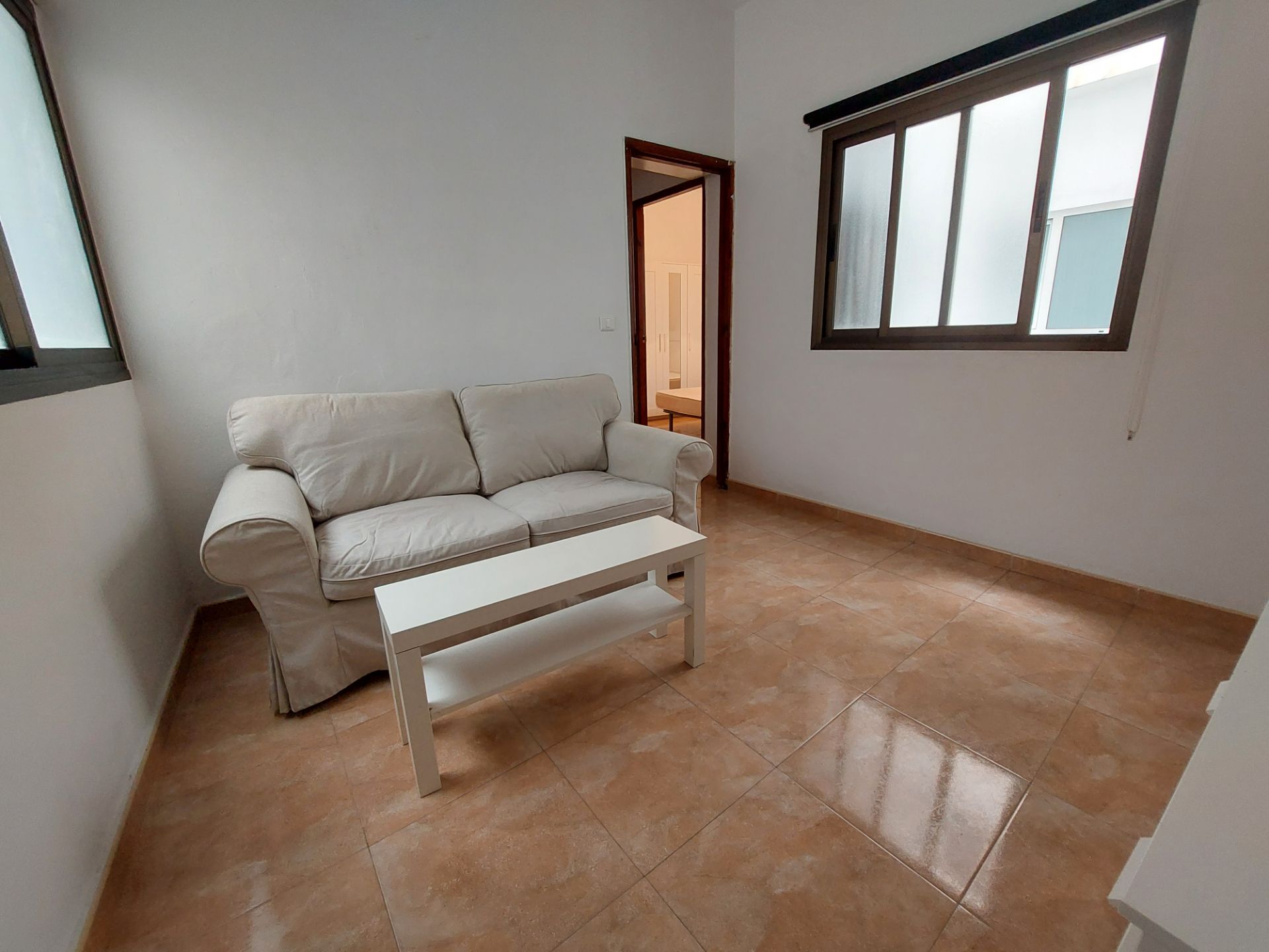 Sala d'estar de Apartament de lloguer en Las Palmas de Gran Canaria amb Moblat, Rentadora i Microones