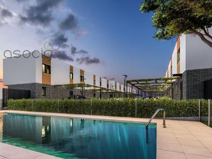 Swimming pool of Single-family semi-detached for sale in Marchamalo  with Heating, Private garden and Storage room