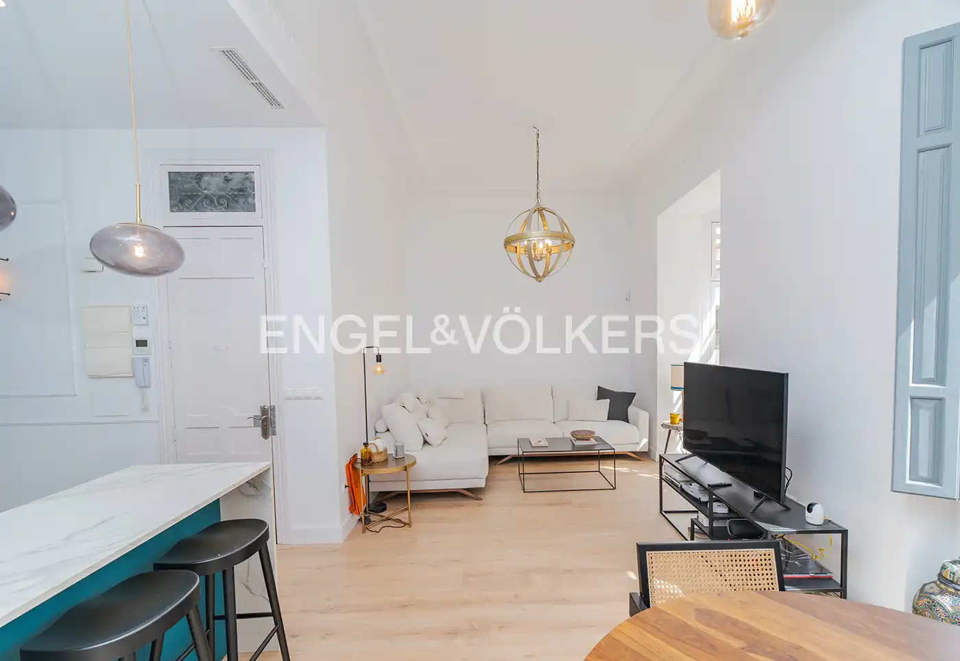 Sala de estar de Piso en venta en Alicante / Alacant con Aire acondicionado, Calefacción y Balcón