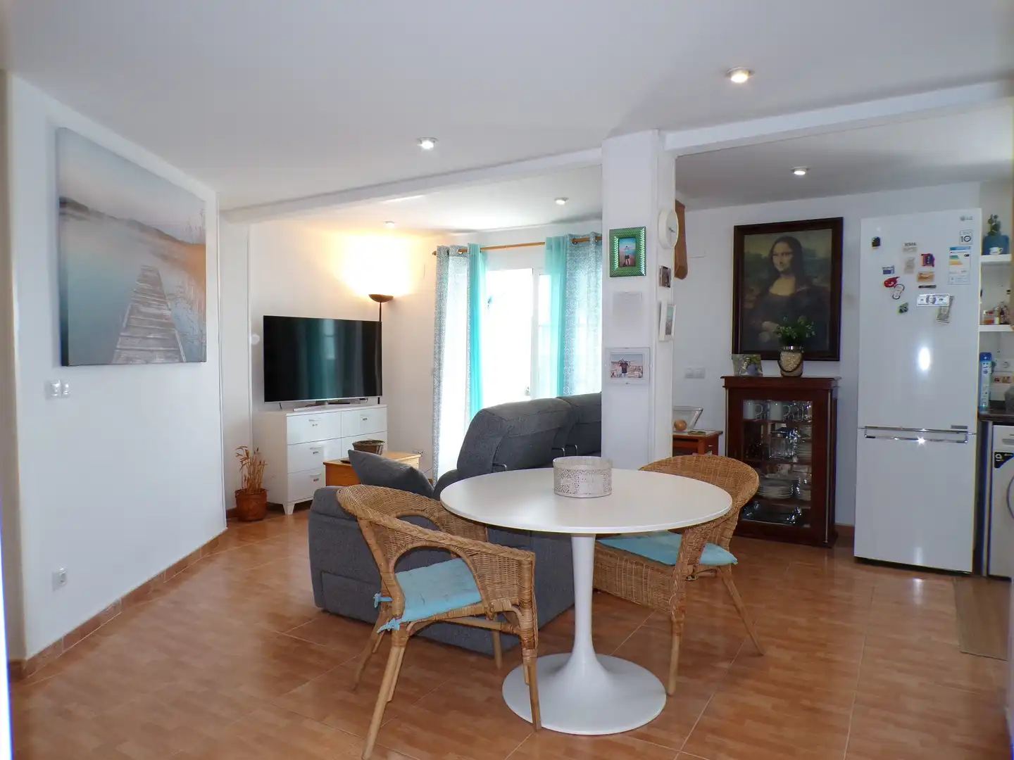Wohnzimmer von Wohnungen zum Verkauf in Cullera mit Terrasse, Möbliert und Ofen