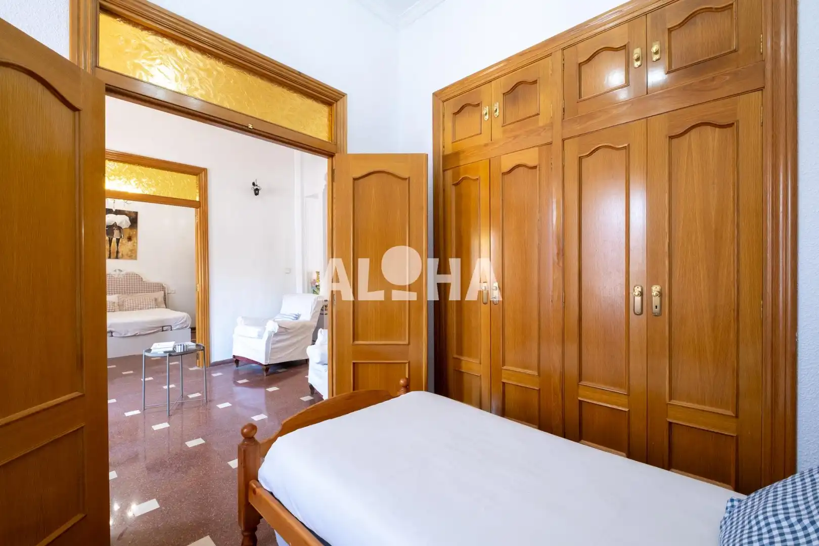 Bedroom of Apartments for rent in Moncada  with Terrace and Furnished