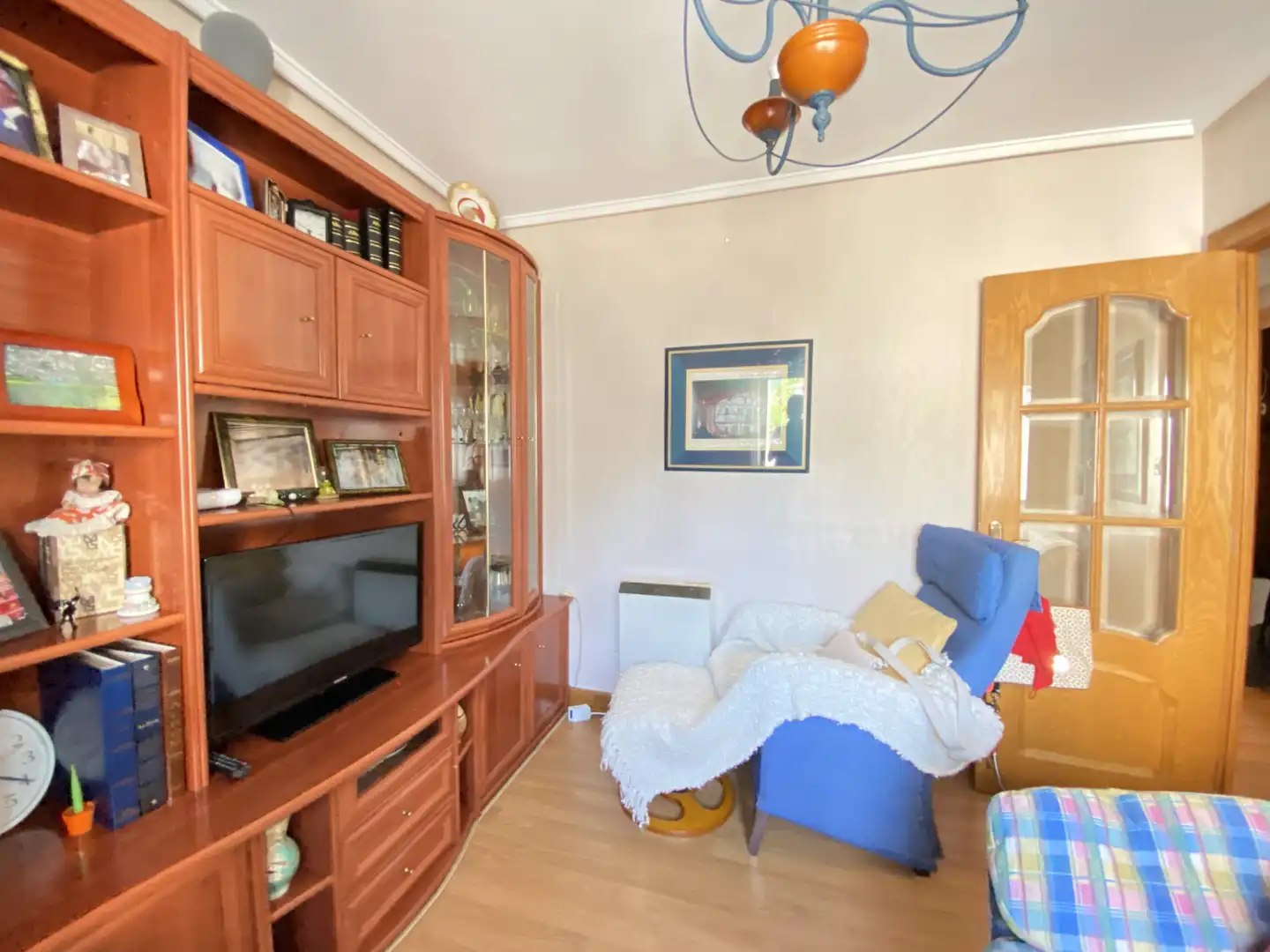 Sala de estar de Piso en venta en Gernika-Lumo con Calefacción, Terraza y Amueblado