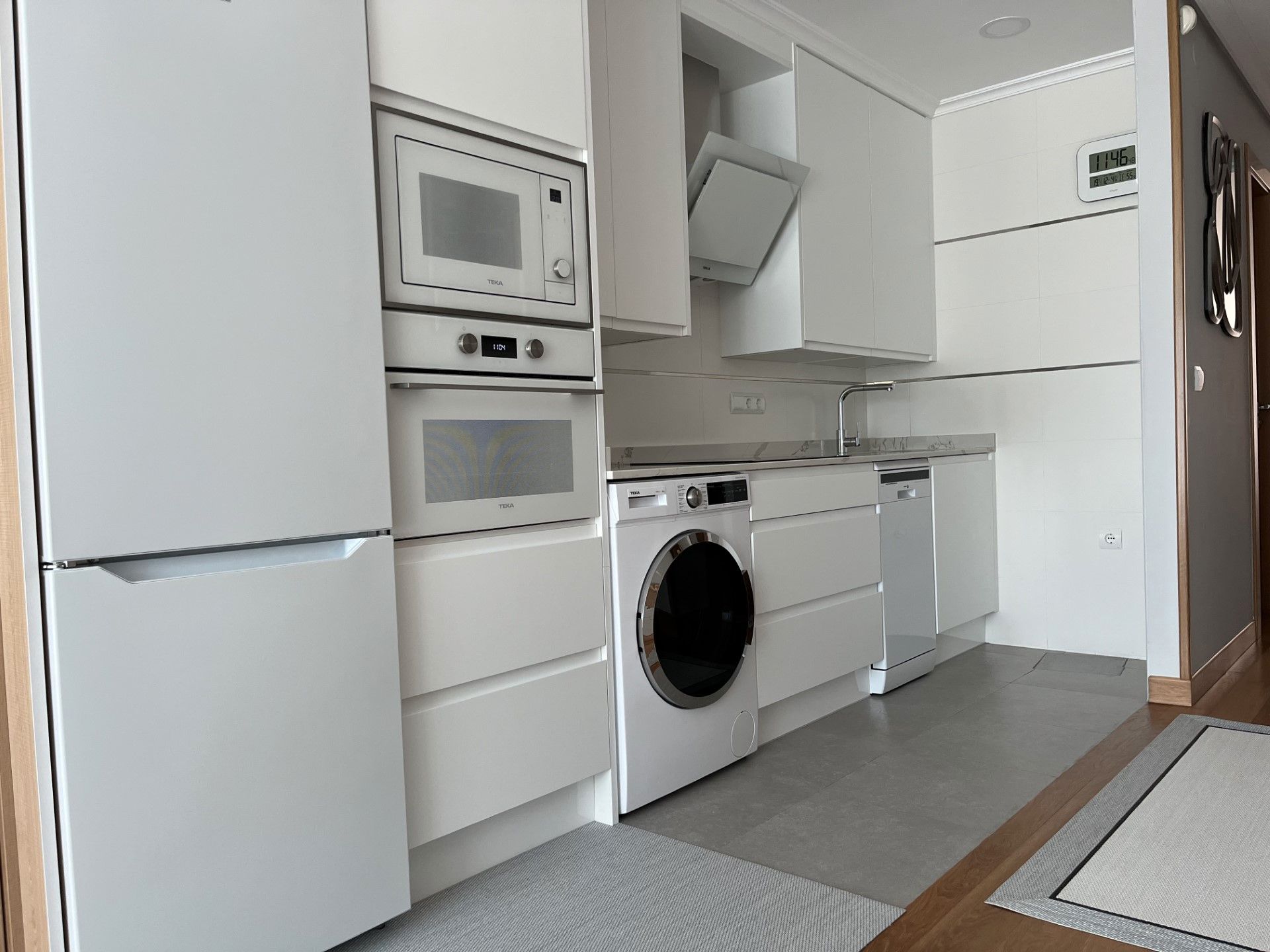 Kitchen of Flat for sale in Laredo  with Heating, Terrace and Furnished