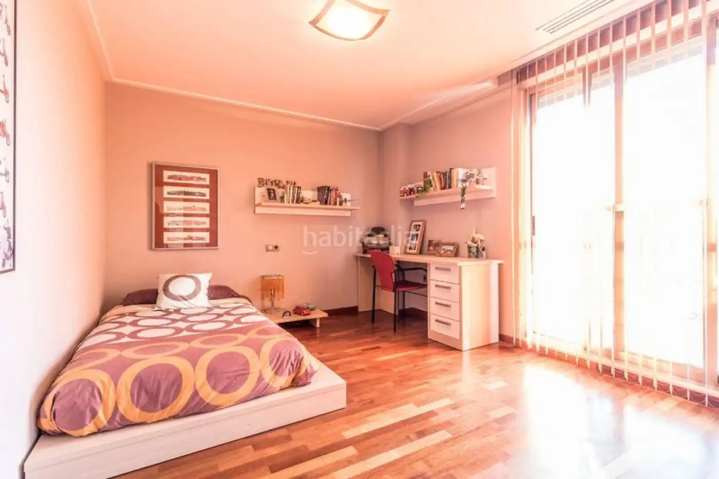 Bedroom of Houses for sale in L'Alcúdia  with Air Conditioner, Private garden and Parquet flooring