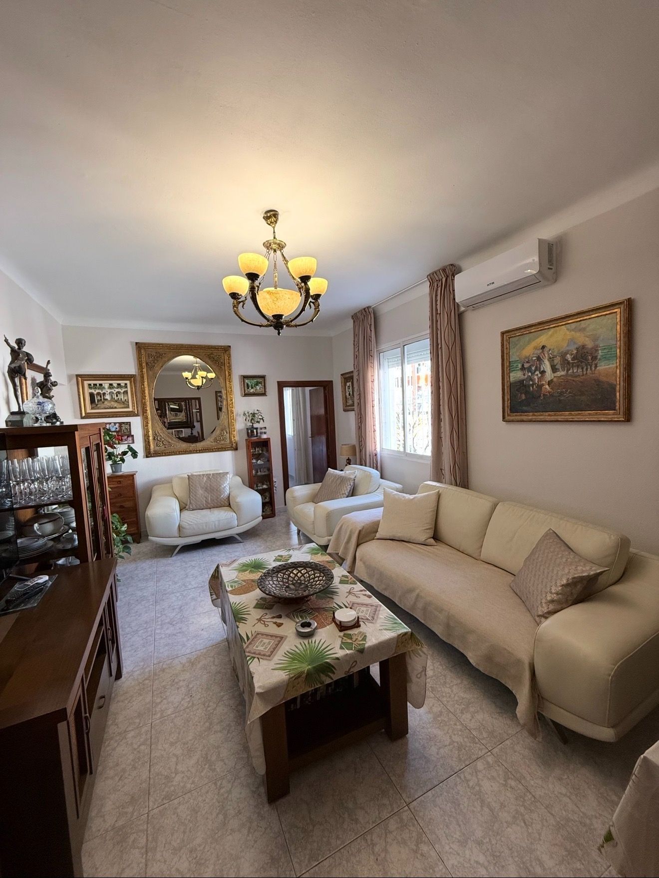 Sala d'estar de Pis en venda en Málaga Capital amb Aire condicionat i Calefacció