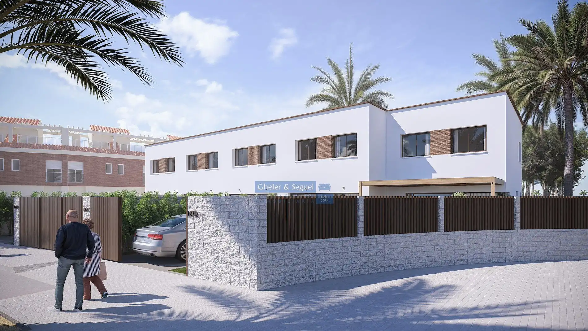 Außenansicht von Einfamilien-Reihenhaus zum Verkauf in Almenara mit Terrasse