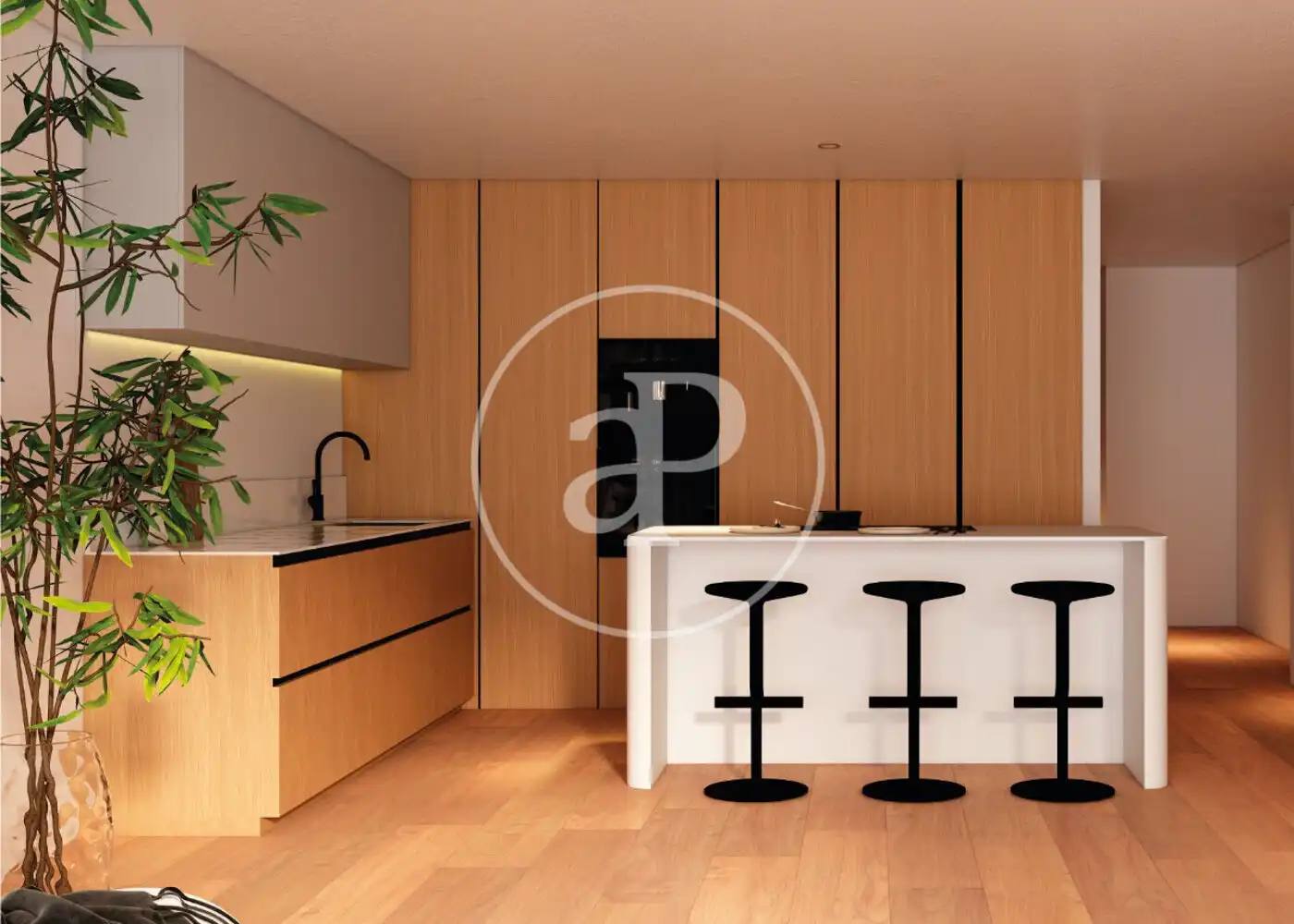 Cocina de Piso en venta en Barcelona con Aire acondicionado, Calefacción y Balcón