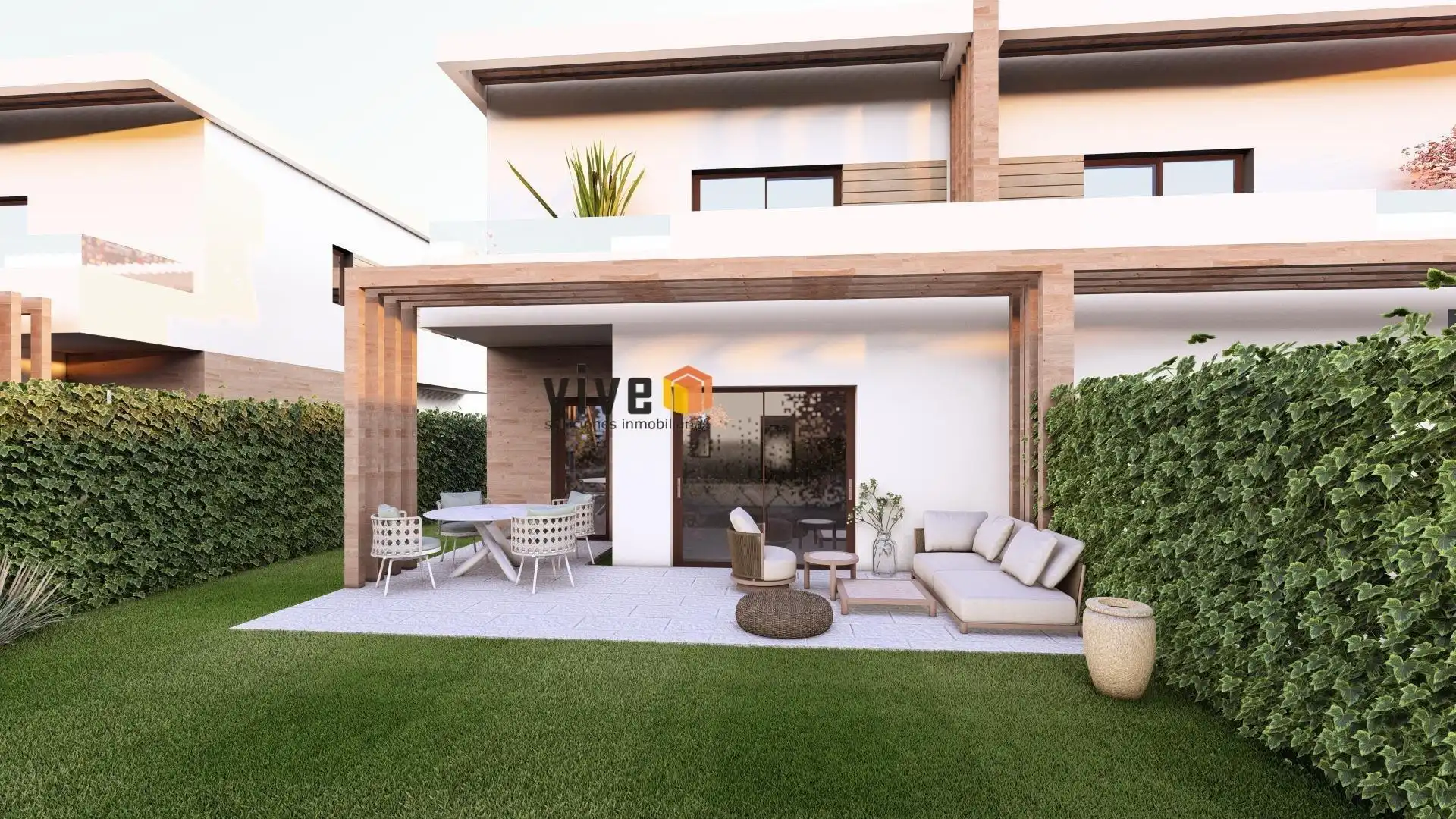 Terrassa de Casa adosada en venda en Mairena del Aljarafe amb Jardí privat, Terrassa i Piscina comunitària