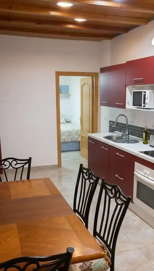 Cocina de Piso de alquiler en Córdoba con Aire acondicionado, Calefacción y Jardín privado
