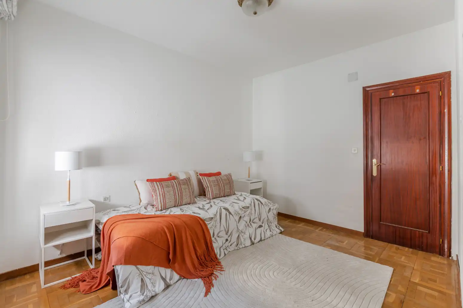 Bedroom of Attic for sale in  Pamplona / Iruña  with Parquet flooring, Terrace and Balcony