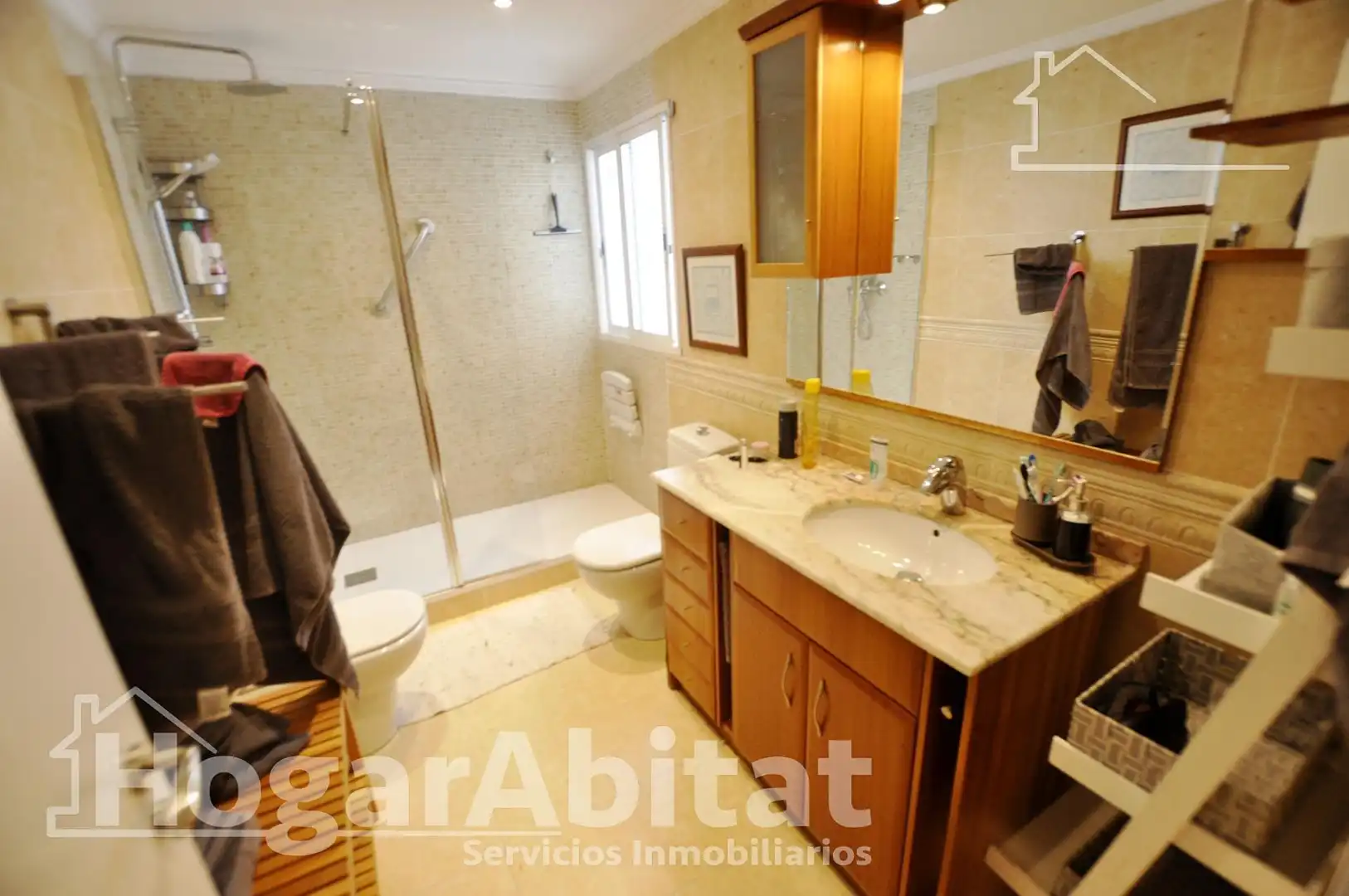 Bedroom of Flat for sale in Valencia  with Air Conditioner, Furnished and Balcony