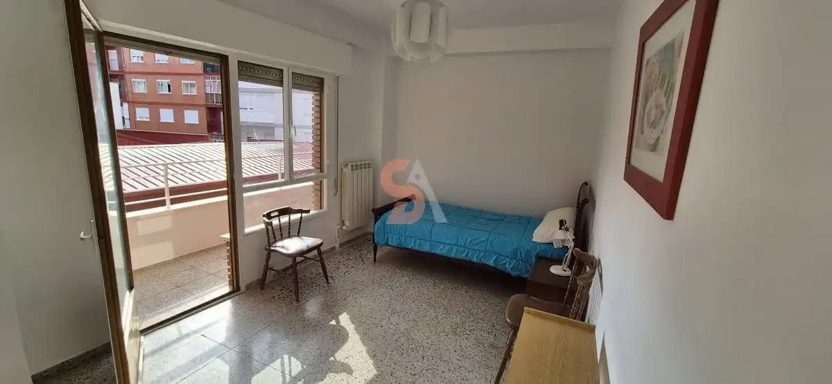 Bedroom of Flat for rent in Valladolid  with Heating, Terrace and Furnished