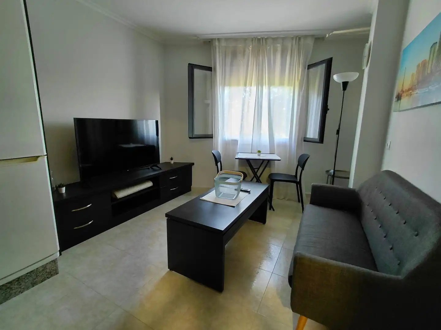 Wohnzimmer von Dachboden zum Verkauf in Vilagarcía de Arousa mit Heizung und Parkett