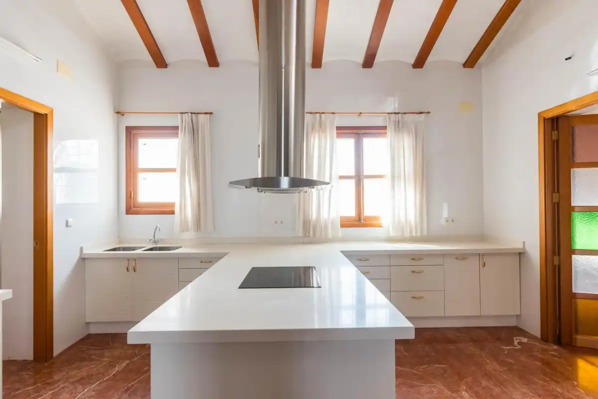 Cuina de Casa o xalet en venda en Mula amb Calefacció, Jardí privat i Terrassa