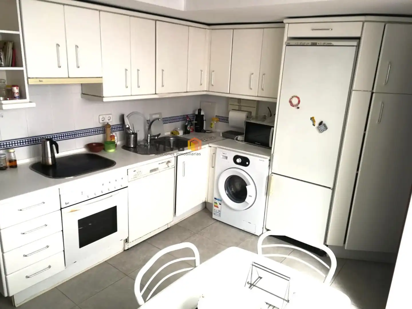 Kitchen of Flat for sale in Sevilla  with Air Conditioner, Heating and Furnished