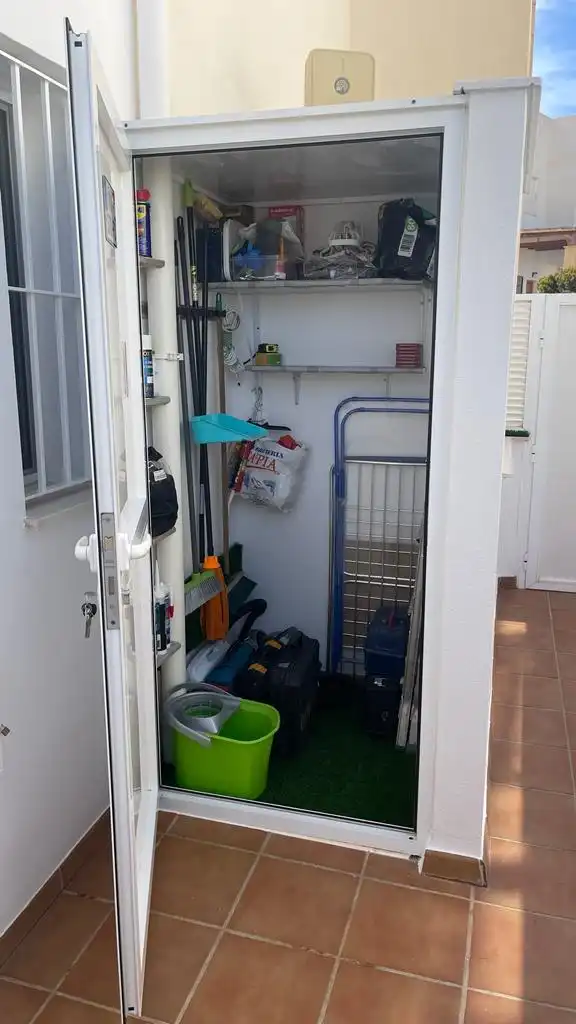 Terrasse von Dachboden zum Verkauf in Pulpí mit Klimaanlage, Heizung und Privatgarten