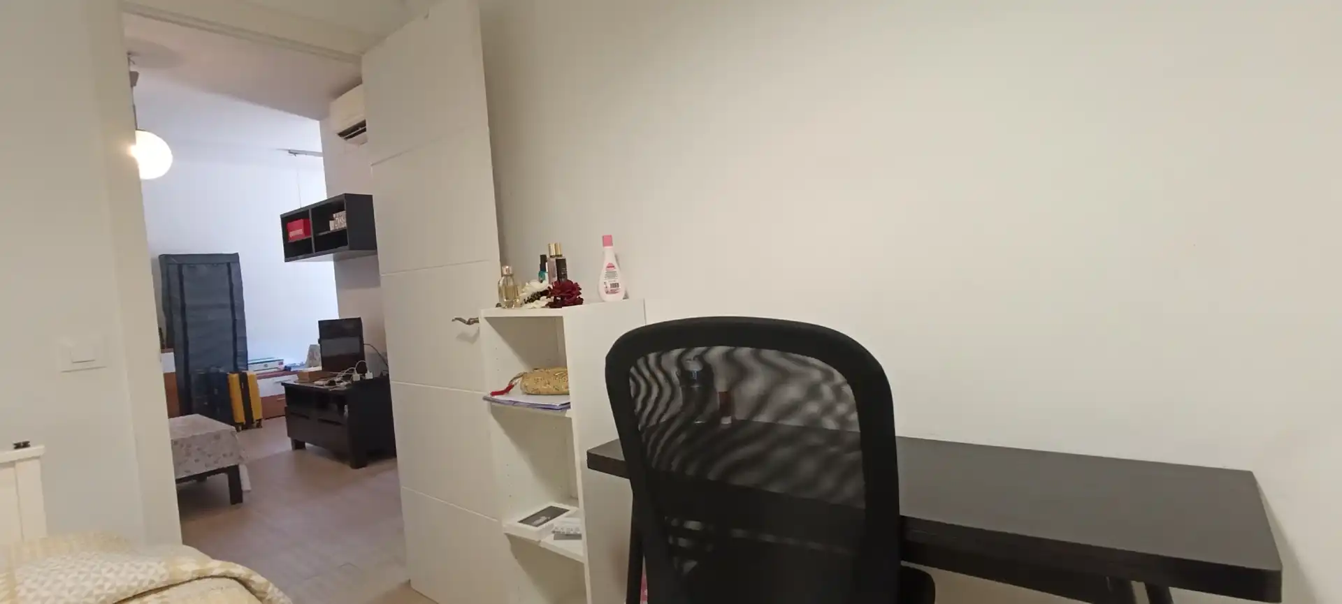Schlafzimmer von Wohnung zur Miete in Madrid mit Klimaanlage, Heizung und Möbliert