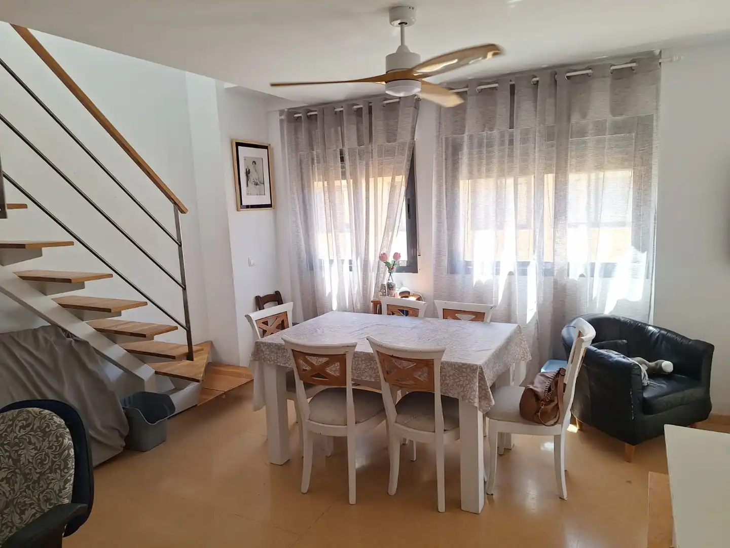 Dining room of Attic for sale in San Vicente del Raspeig / Sant Vicent del Raspeig  with Air Conditioner, Terrace and Storage room