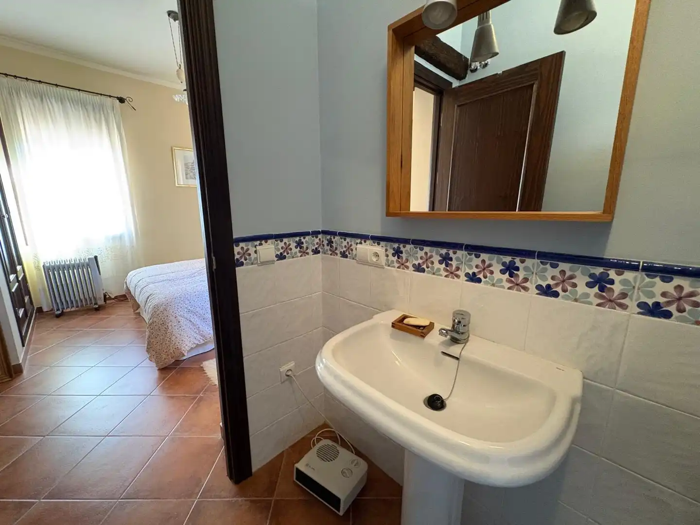 Baño de Finca rústica en venta en Espiel con Aire acondicionado y Jardín privado