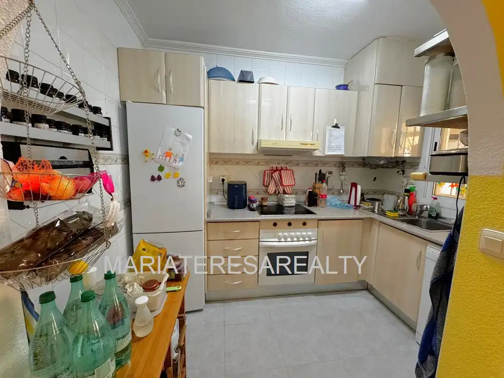 Cocina de Planta baja en venta en Los Alcázares con Aire acondicionado, Jardín privado y Terraza