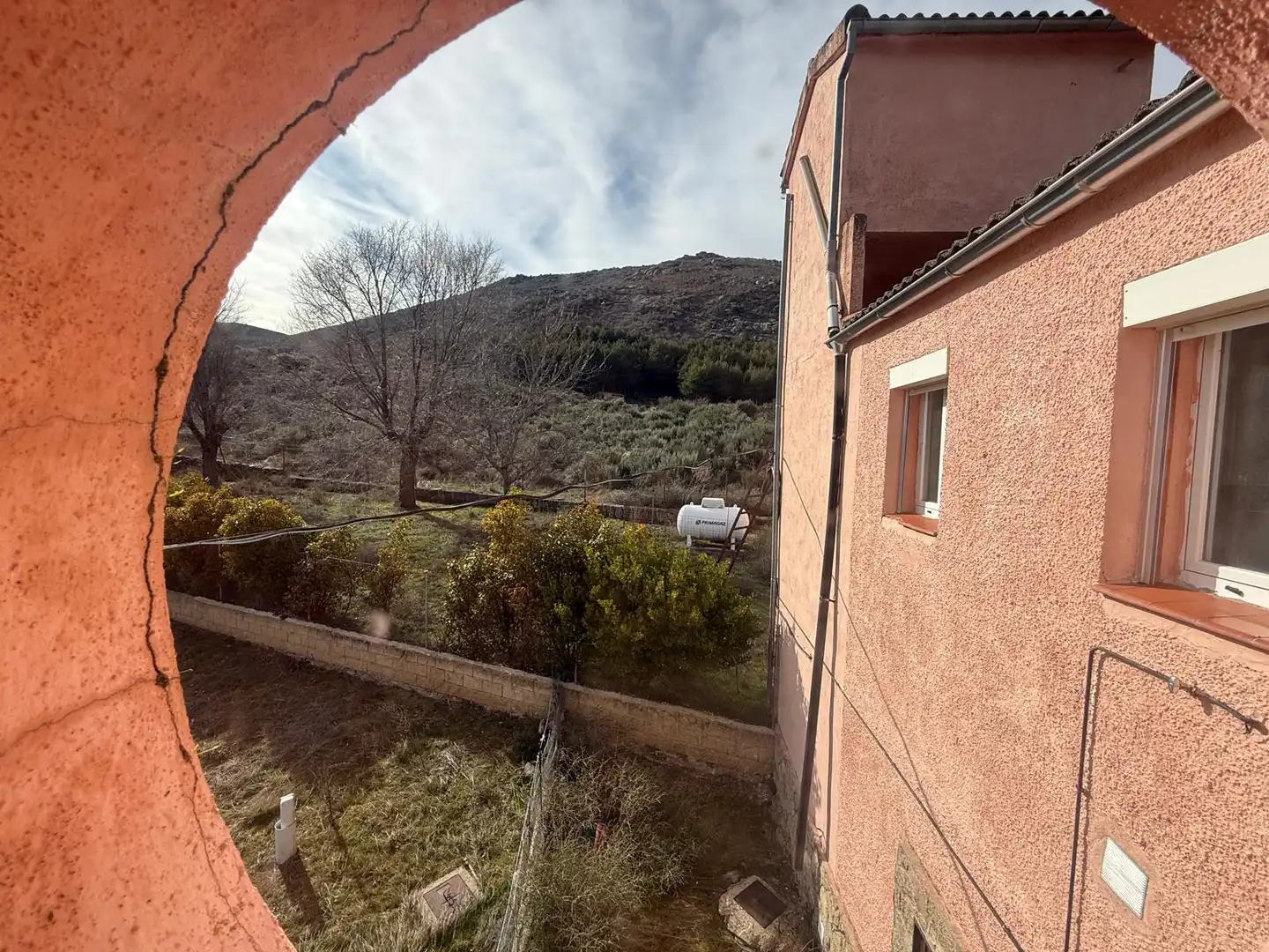 Vista exterior de Casa o chalet en venta en San Martín del Pimpollar con Calefacción, Jardín privado y Terraza