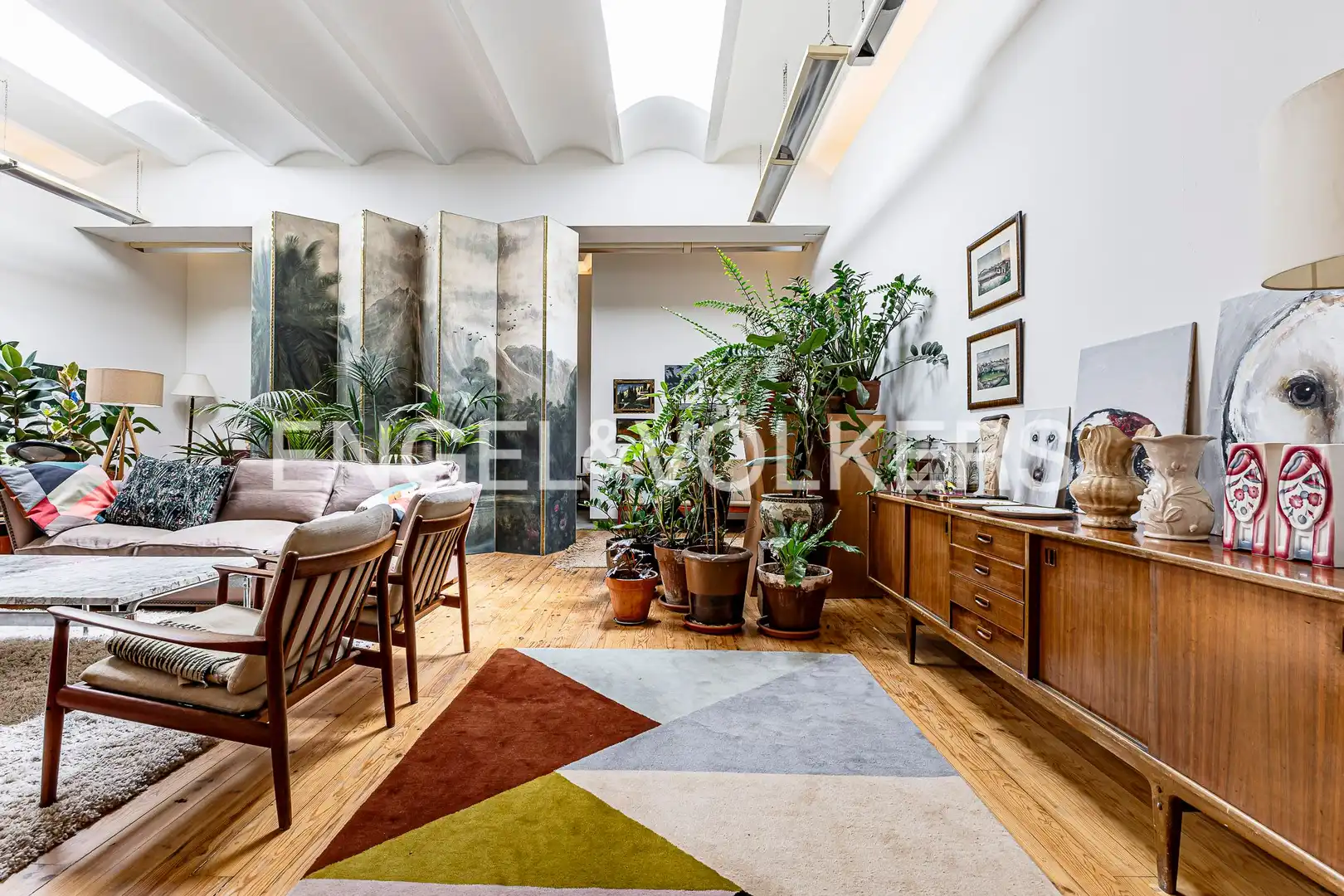 Sala d'estar de Loft en venda en El Prat de Llobregat amb Aire condicionat, Calefacció i Moblat