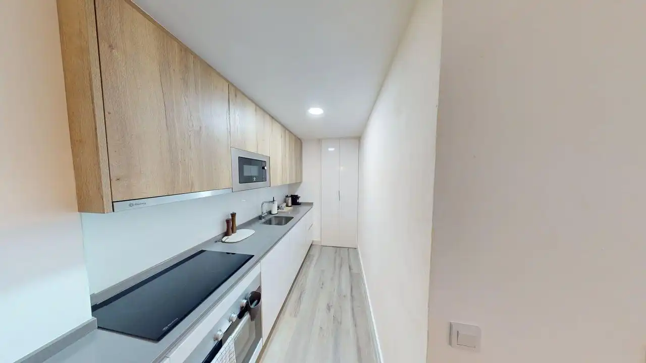 Küche von Wohnung zum Verkauf in Málaga mit Klimaanlage, Heizung und Möbliert