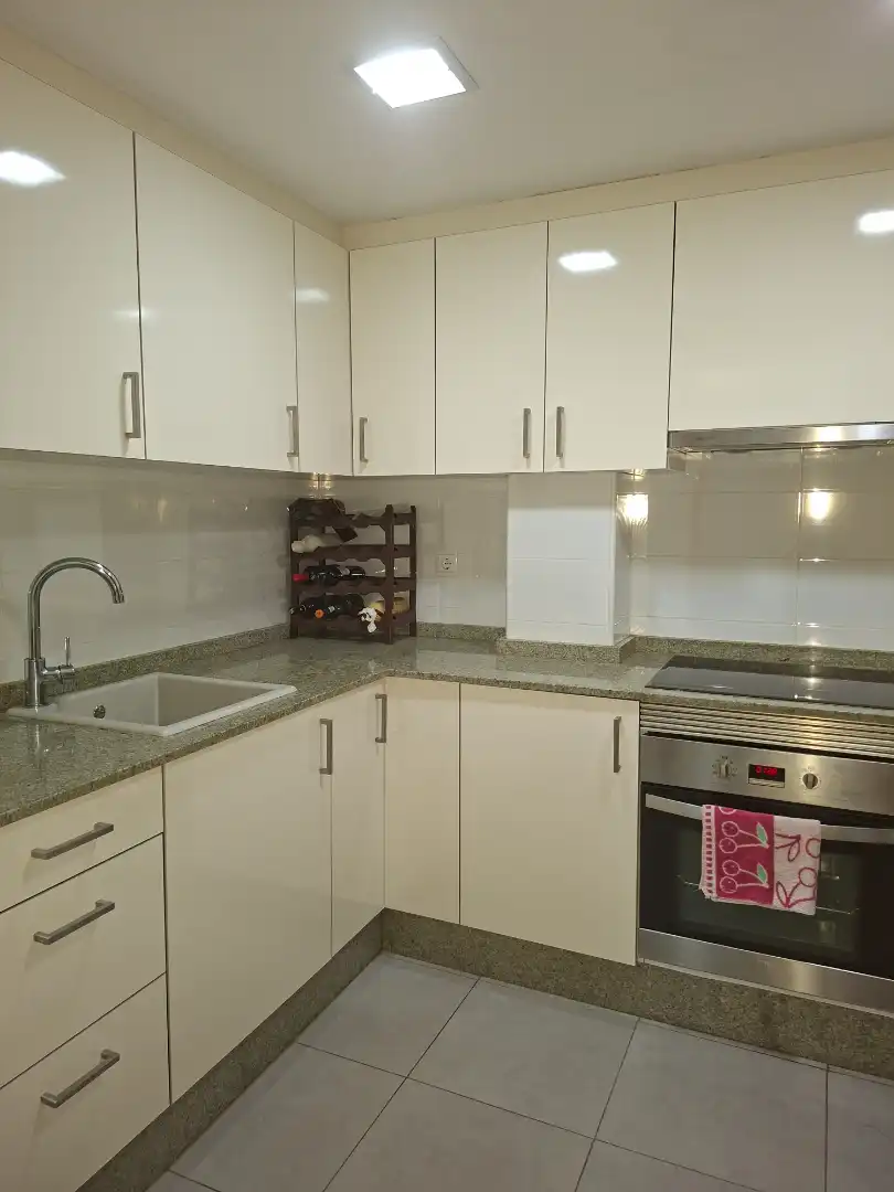 Kitchen of Flat for sale in Albal  with Air Conditioner, Oven and Balcony