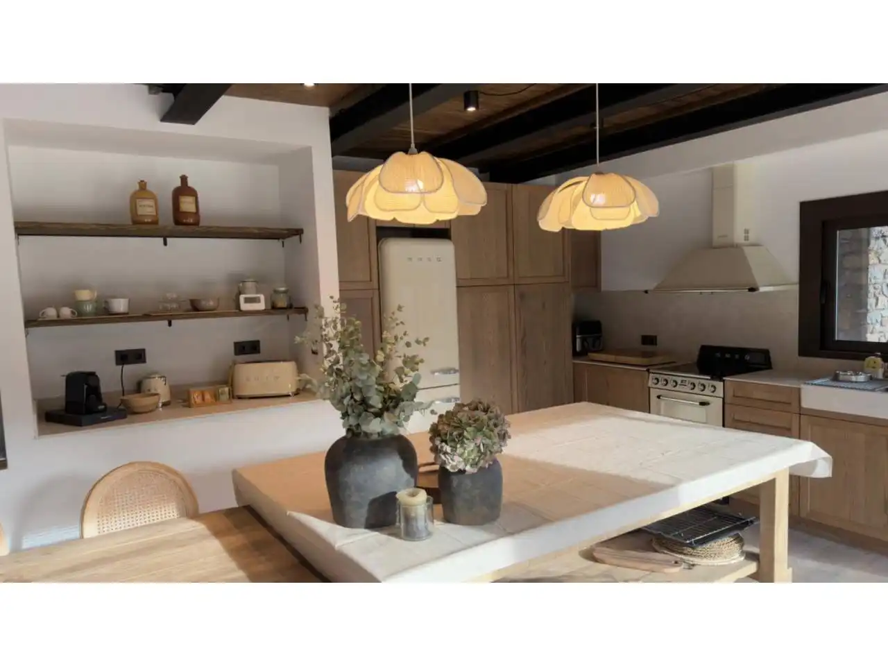 Cocina de Casa o chalet en venta en Montellà i Martinet con Calefacción, Jardín privado y Parquet