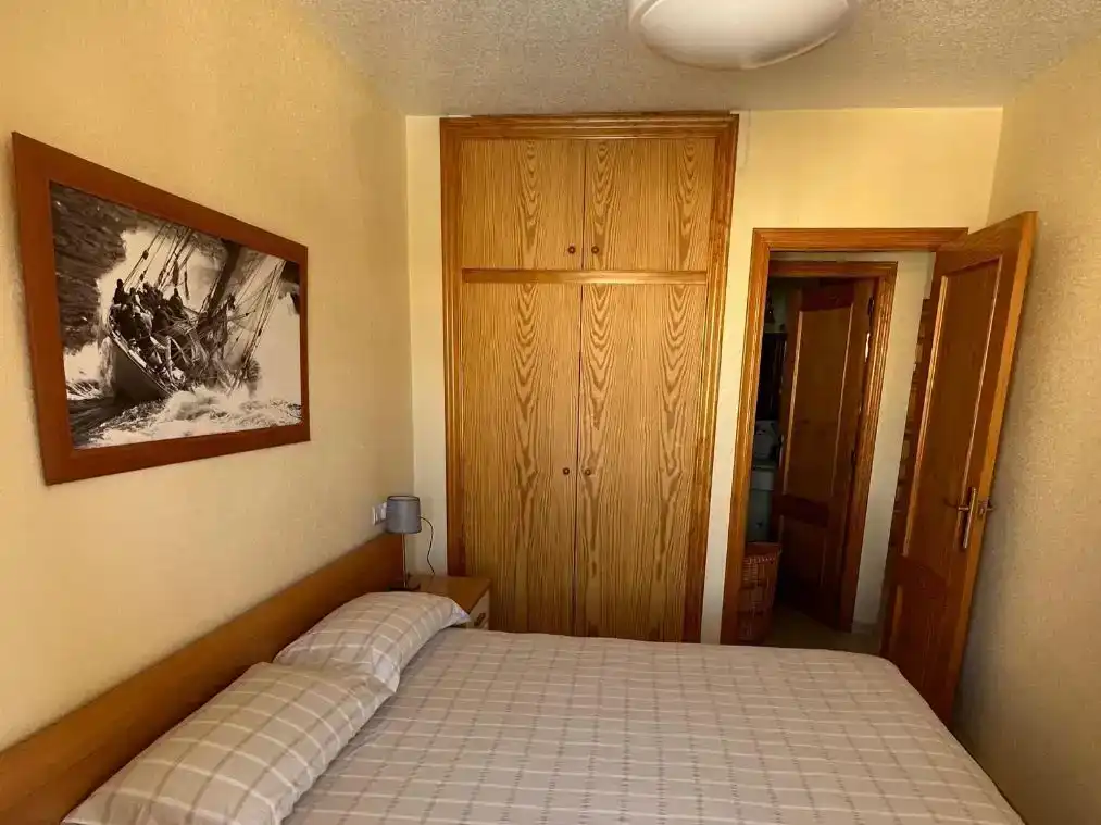 Bedroom of Flat for rent in Mazarrón  with Air Conditioner, Swimming Pool and Furnished