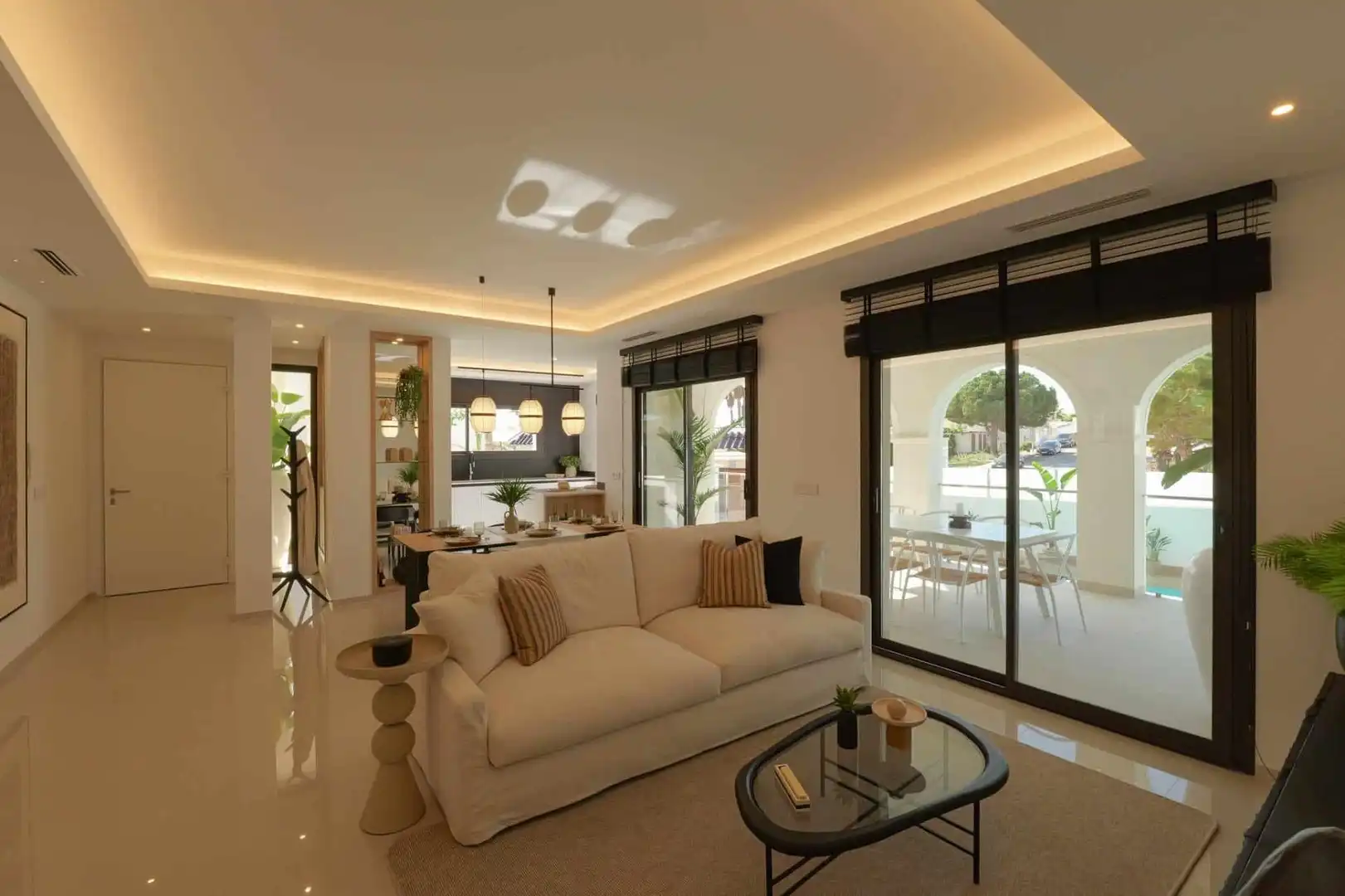 Sala de estar de Casa o chalet en venta en Rojales con Jardín privado, Terraza y Piscina