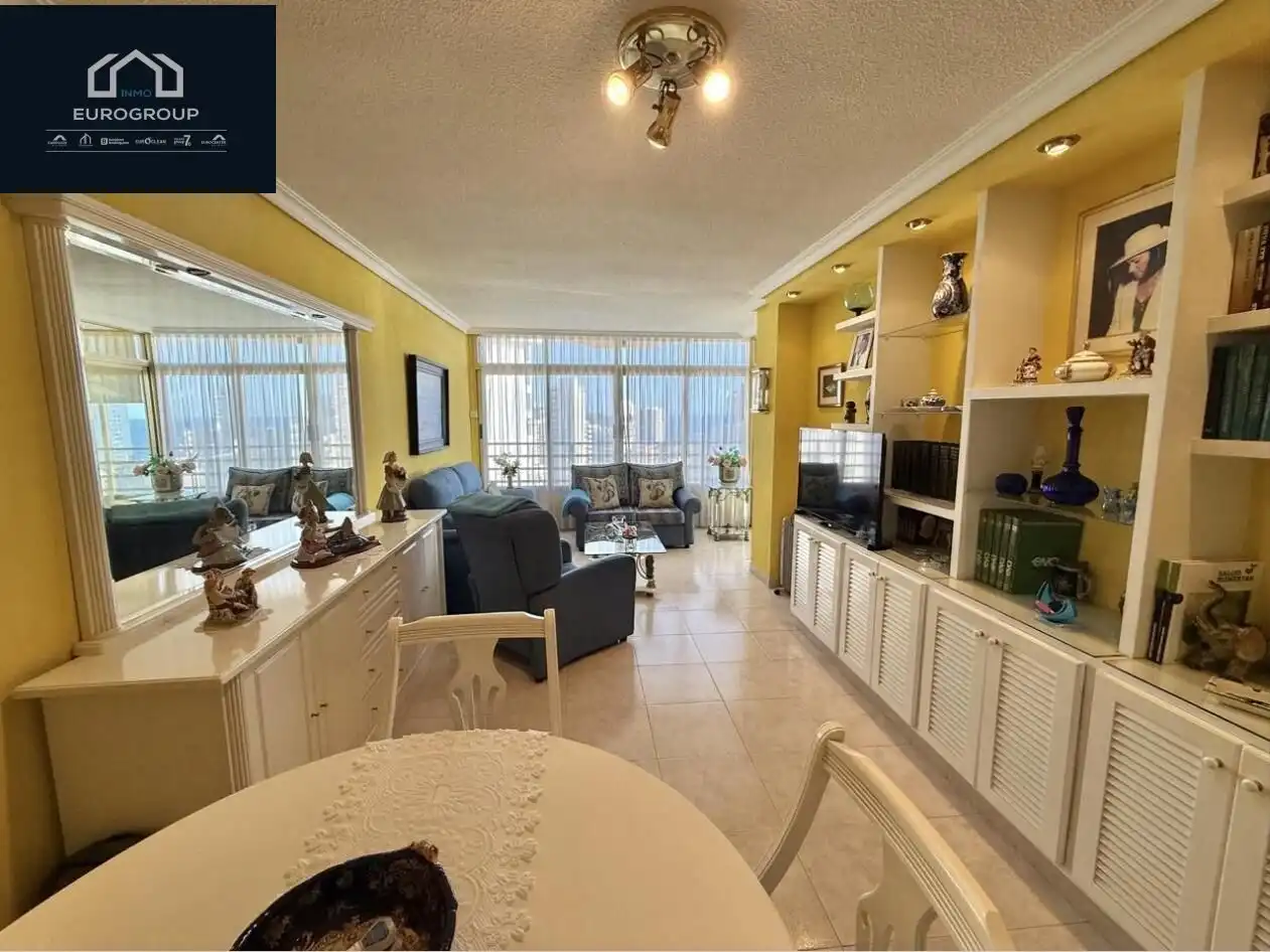 Living room of Apartments for rent in Benidorm  with Air Conditioner, Heating and Furnished