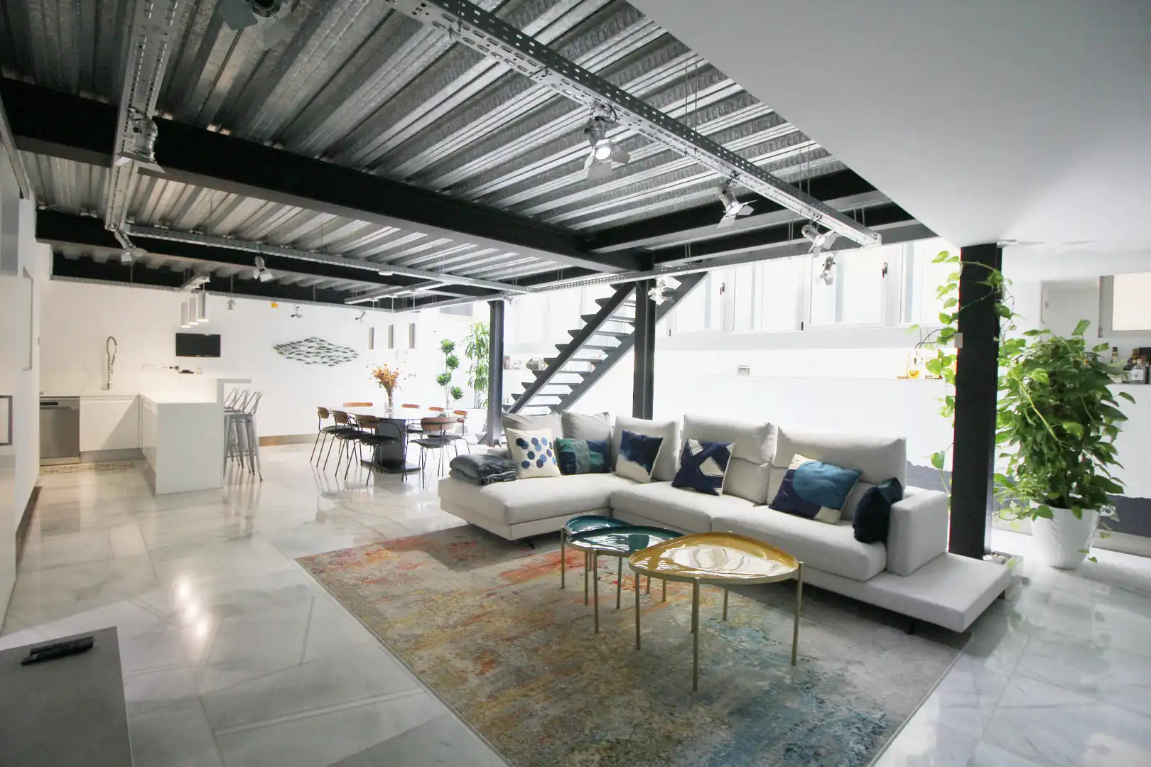 Sala d'estar de Dúplex en venda en Madrid amb Aire condicionat, Calefacció i Terrassa