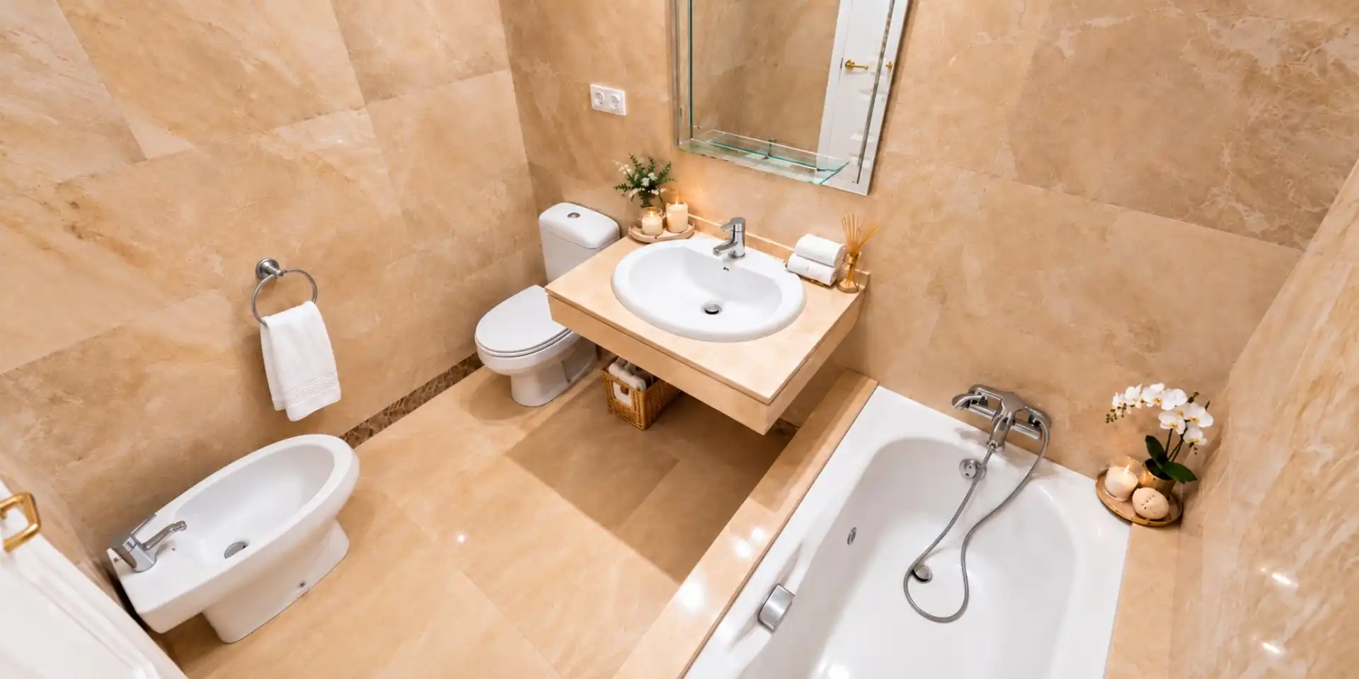 Baño de Apartamento en venta en La Duquesa