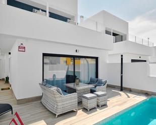 Terrassa de Casa o xalet de lloguer en San Pedro del Pinatar amb Aire condicionat, Terrassa i Piscina