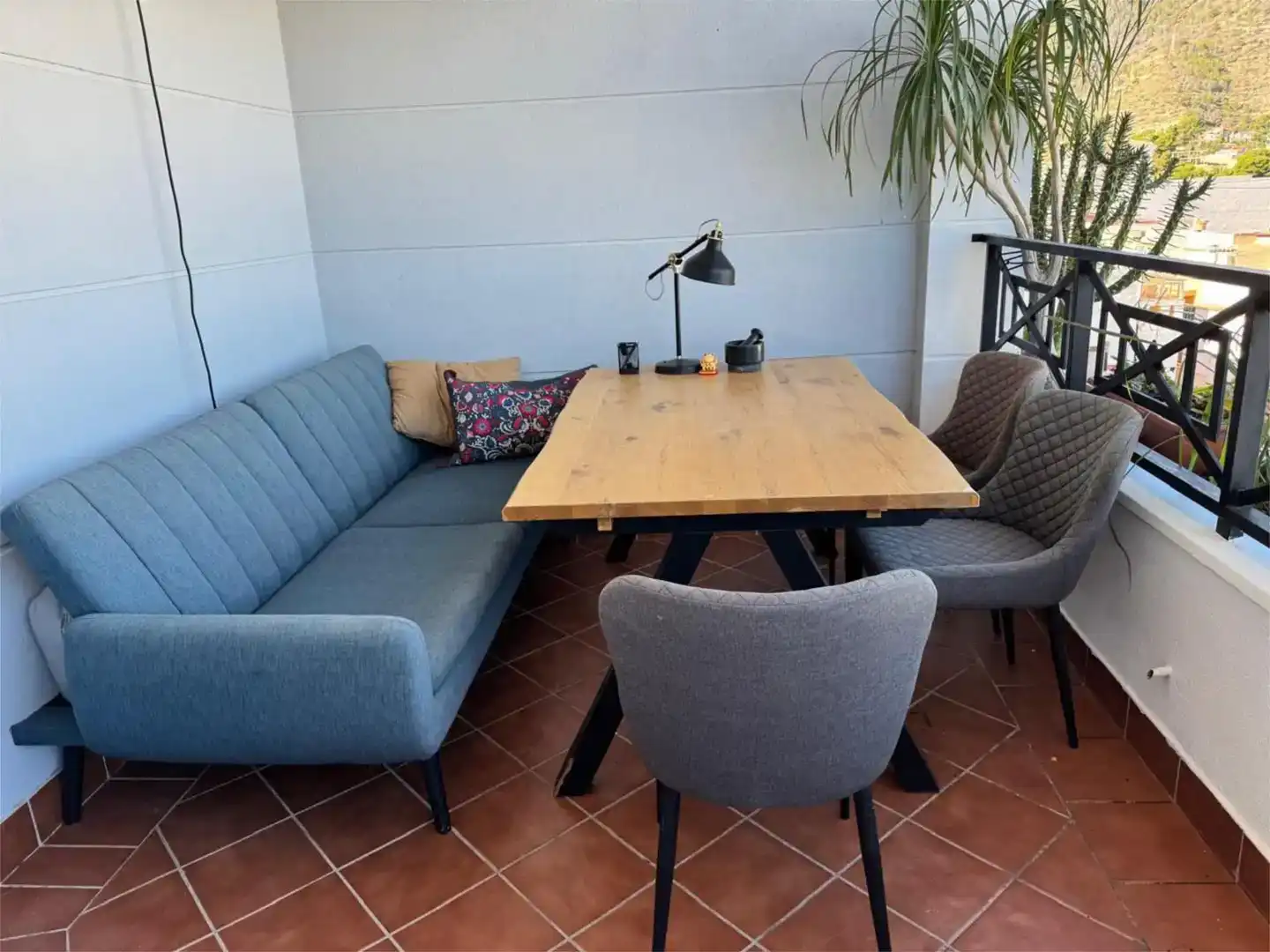 Menjador de Apartament en venda en Calpe / Calp amb Aire condicionat, Piscina i Balcó