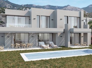 Villa avec balcon à vendre à Mijas pueblo