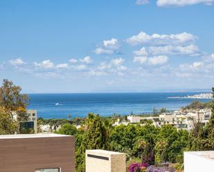 Vista exterior de Casa o xalet en venda en Marbella amb Aire condicionat, Jardí privat i Terrassa