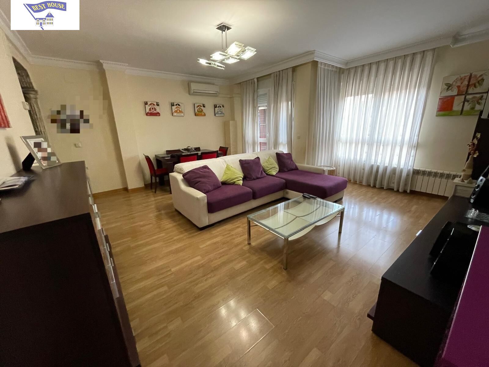 Living room of Flat for sale in  Albacete Capital  with Heating, Terrace and Storage room